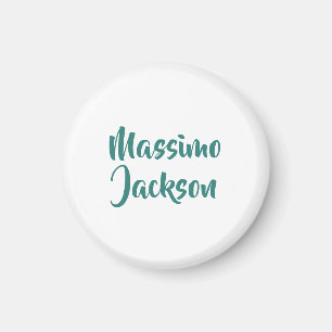 Professioneller minimalistischer Name mit persönli Magnet