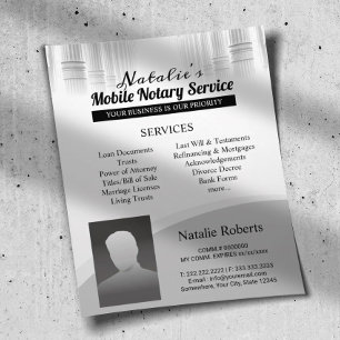 Professioneller mobiler Notar & Kreditunterzeichnu Flyer