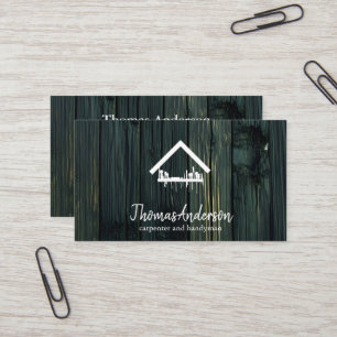 Professioneller moderner Handwerker für Hausrepara Visitenkarte