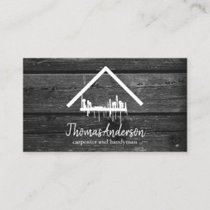 Professioneller moderner Heimwerker für Hausrepara Visitenkarte