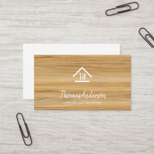 Professioneller moderner Heimwerker für Hausrepara Visitenkarte