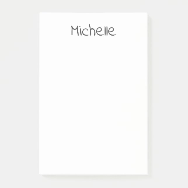 Professioneller moderner minimalistischer einfache post-it klebezettel (Vorderseite)
