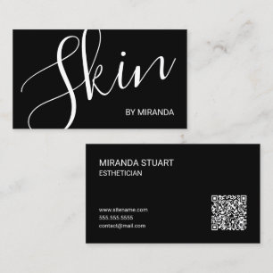 Professioneller moderner Skript-Esthetiker Visitenkarte
