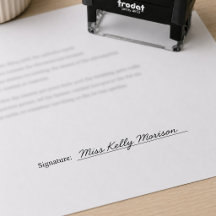 Professioneller Namensstempel Geschäftlich 