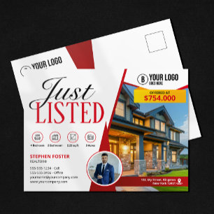 Professioneller neu gelisteter Immobilienmakler Br Postkarte