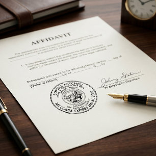 Professioneller Notar Öffentlich Bundesstaaten v Permastempel