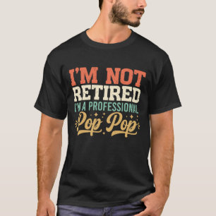 Professioneller Opa Opa Retro abgenutzt Ruhestand T-Shirt