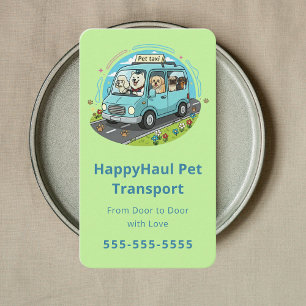 Professioneller Pet-Taxi Custom Pet Carrier Marken Visitenkarte