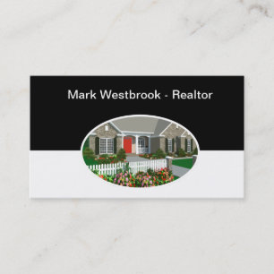 Professioneller Real Anwesen Agent Visitenkarte