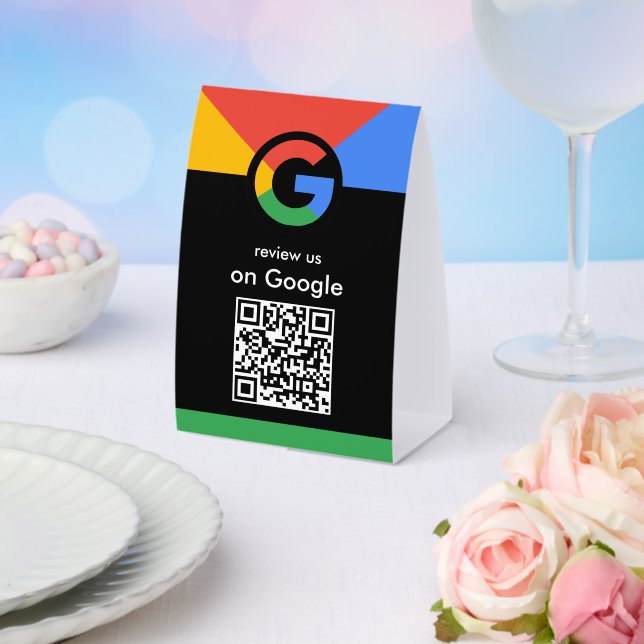 Professioneller Scan, um Google-QR-Code Geschäft z Tischaufsteller (In Situ (Hochzeit))