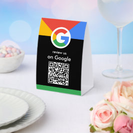 Professioneller Scan, um Google-QR-Code Geschäft z Tischaufsteller