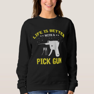 Professioneller Schlosser für Schlosserpick-Arbeit Sweatshirt