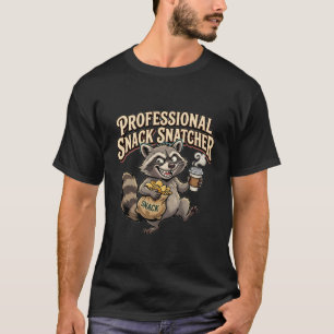 Professioneller Snackdieb Lustiger Waschbär Kaffee T-Shirt