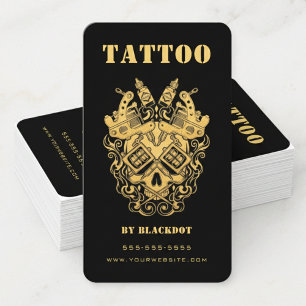 Professioneller Tätowierer Tattoo-Studio Tattoo-Sh Visitenkarte