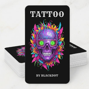 Professioneller Tattoo-Stil Tattoo-Studio & Tätowi Visitenkarte