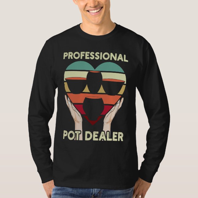 Professioneller Töpfehändler für Töpfer oder Tonge T-Shirt (Vorderseite)