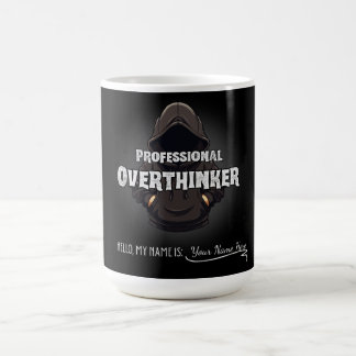 Professioneller Überdenker Lustiger Maßgeschneider Kaffeetasse