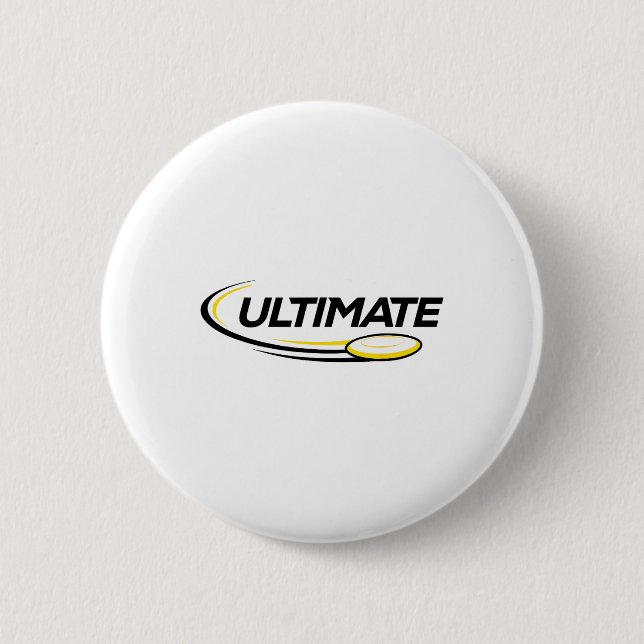 Professioneller Ultimate-Frisbee-Disc-Golf-Spieler Button (Vorderseite)
