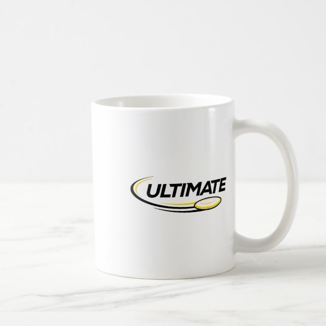 Professioneller Ultimate-Frisbee-Disc-Golf-Spieler Kaffeetasse (Rechts)