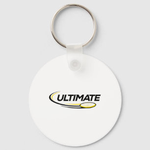 Professioneller Ultimate-Frisbee-Disc-Golf-Spieler Schlüsselanhänger