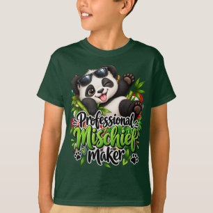 Professioneller Unruhestifter Panda T-Shirt