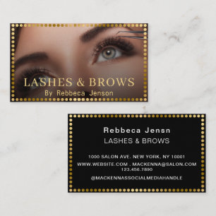 Professioneller Visagist Wimpern & Augenbrauen QR Visitenkarte
