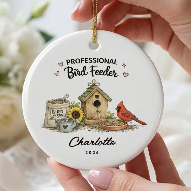 Professioneller Vogelfutter-Ornament Keramik Ornament (Von Creator hochgeladen)