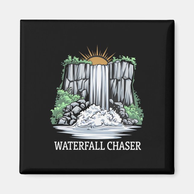 Professioneller Wasserfall-Jäger  Magnet (Vorne)