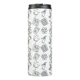 Professionelles Apotheke-Symbol-Muster-Reise-Tumbl Thermosbecher