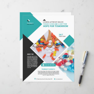 Professionelles Apothekenflyer-Vorlage