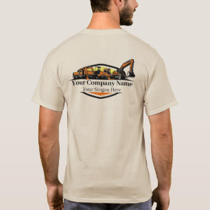 Professionelles Bauunternehmen für Schwermaschinen T-Shirt