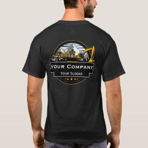 Professionelles Bauunternehmen für Schwermaschinen T-Shirt