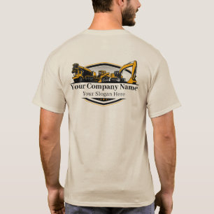 Professionelles Bauunternehmen für Schwermaschinen T-Shirt