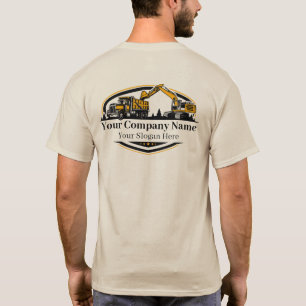 Professionelles Bauunternehmen für Schwermaschinen T-Shirt