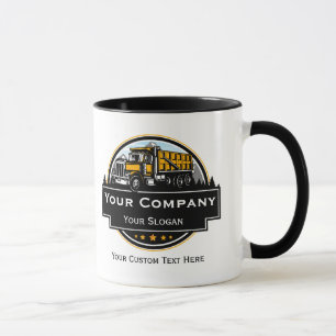 Professionelles Bauunternehmen für Schwermaschinen Tasse