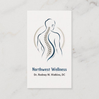 Professionelles Chiropraktik Gesundheitszentrum Visitenkarte