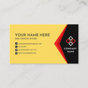 Professionelles Design der Visitenkarte 