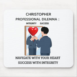 Professionelles Dilemma Personalisierte Büro-Mausp Mousepad