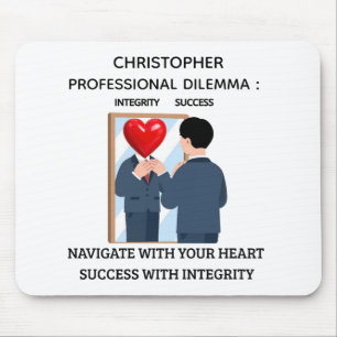 Professionelles Dilemma Personalisierte Büro-Mausp Mousepad