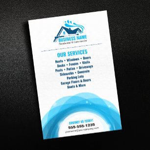Professionelles Druckreinigen mit Hochdruckreinige Flyer