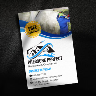 Professionelles Druckreinigen und Power-Reinigung  Flyer