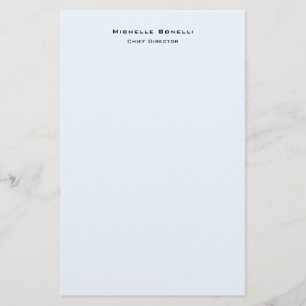 Professionelles einfaches modernes minimalistische briefpapier