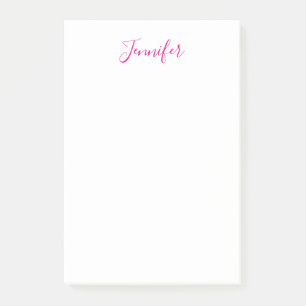 Professionelles elegantes modernes minimalistische post-it klebezettel
