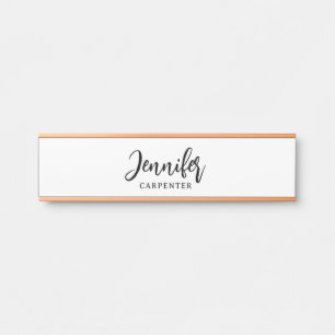 Professionelles elegantes modernes minimalistische türschild