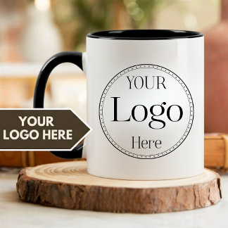 Professionelles Firmenlogo auf Kaffeetasse
