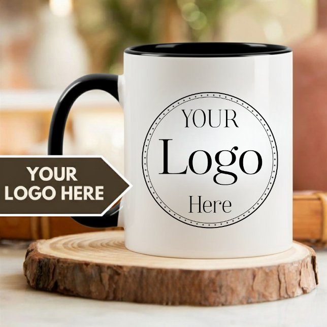 Professionelles Firmenlogo auf Kaffeetasse (Von Creator hochgeladen)