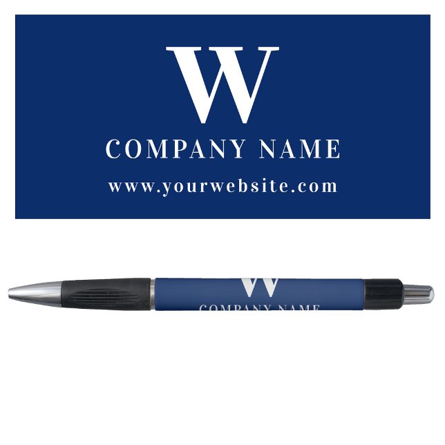 Professionelles Geschäftslogo Monogramm Name Websi Kugelschreiber (Professional Business Logo Monogram Name Website Pen)