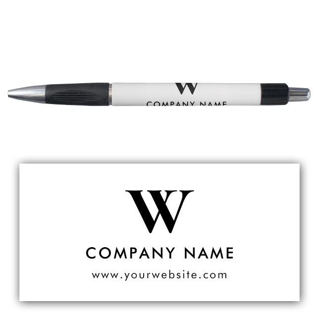 Professionelles Geschäftslogo Monogramm Website Ei Kugelschreiber (Professional Business Logo Monogram Website Simple Pen)