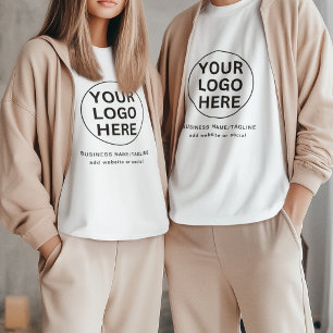 Professionelles Geschäftslogo & Text Uniform T-Shirt