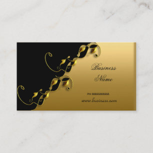 Professionelles Gold Aussehen Elegant Klassisch Ge Visitenkarte